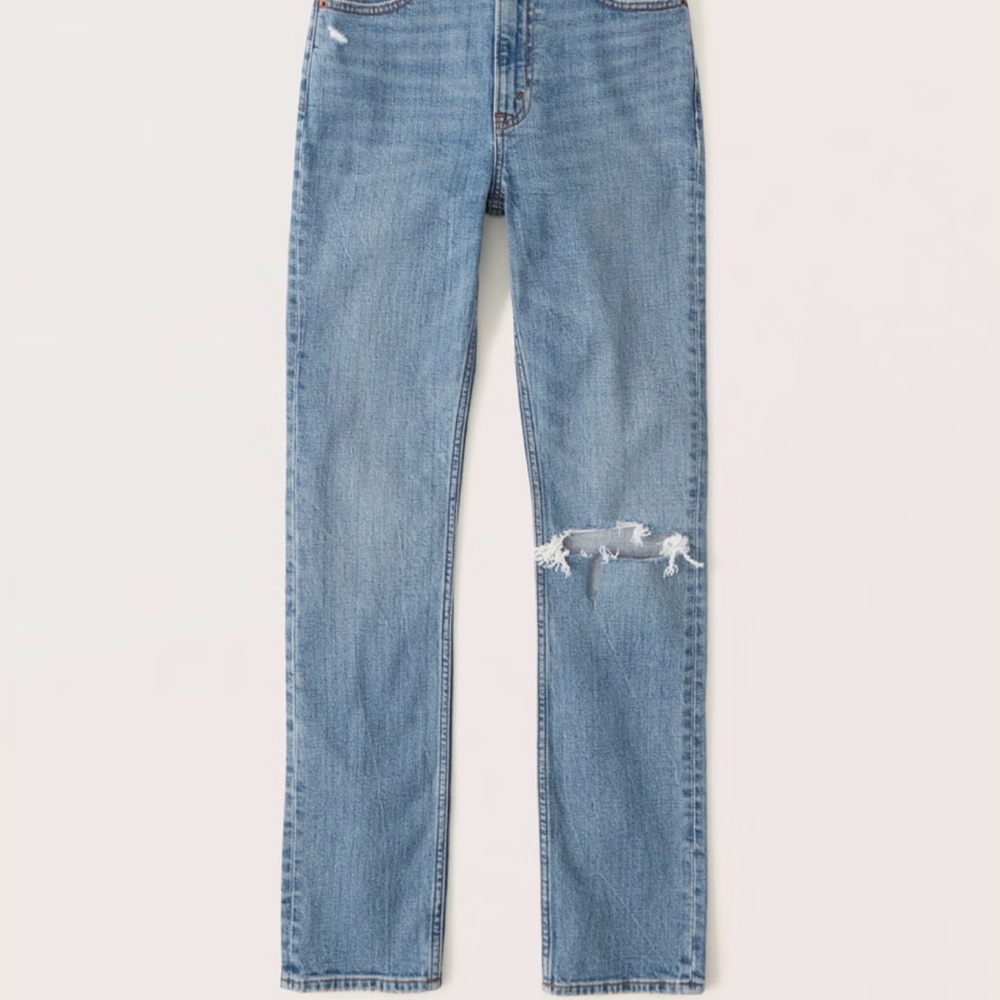 Abercrombie 90s Straight Ultra High Rise Jeans - 28Long (6L)
